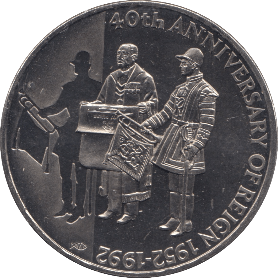 1992 FIFTY PENCE FALKLAND ISLANDS F558 - WORLD COINS - Cambridgeshire Coins