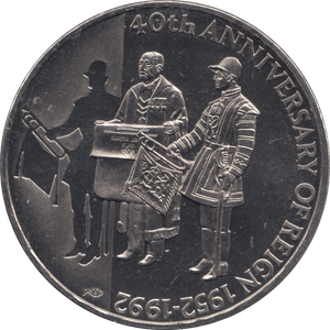 1992 FIFTY PENCE FALKLAND ISLANDS F591 - WORLD COINS - Cambridgeshire Coins