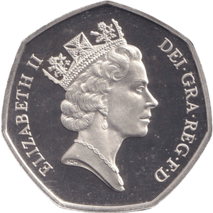 1992 FIFTY PENCE SILVER PROOF EC COUNCIL - 50P Silver Proof - Cambridgeshire Coins