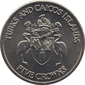 1992 FIVE CROWNS TURKS AND CAICOS ISLANDS F559 - WORLD COINS - Cambridgeshire Coins