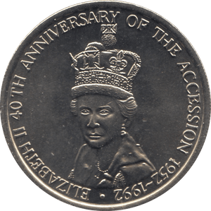 1992 FIVE CROWNS TURKS AND CAICOS ISLANDS F559 - WORLD COINS - Cambridgeshire Coins