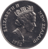 1992 FIVE DOLLAR NEW ZEALAND - WORLD COINS - Cambridgeshire Coins