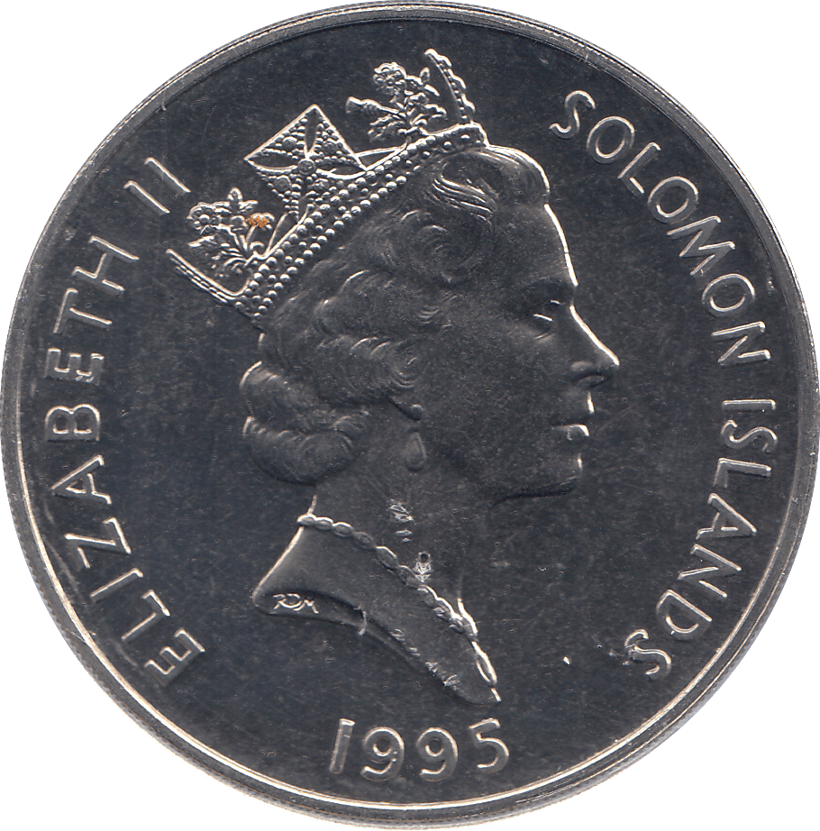 1992 FIVE DOLLARS COIN SOLOMON ISLANDS END OF WORLD WAR PACIFIC - WORLD COINS - Cambridgeshire Coins