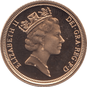 1992 GOLD HALF SOVEREIGN ( PROOF ) - HALF SOVEREIGN - Cambridgeshire Coins