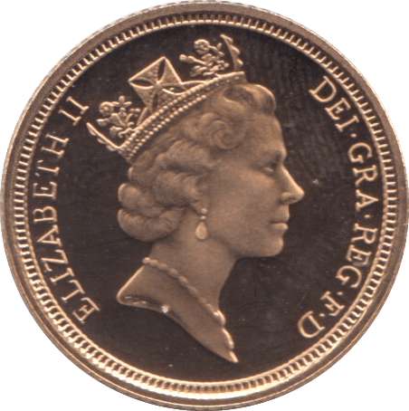 1992 GOLD HALF SOVEREIGN ( PROOF ) - HALF SOVEREIGN - Cambridgeshire Coins