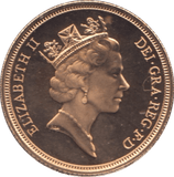 1992 GOLD SOVEREIGN ( PROOF ) - SOVEREIGN - Cambridgeshire Coins