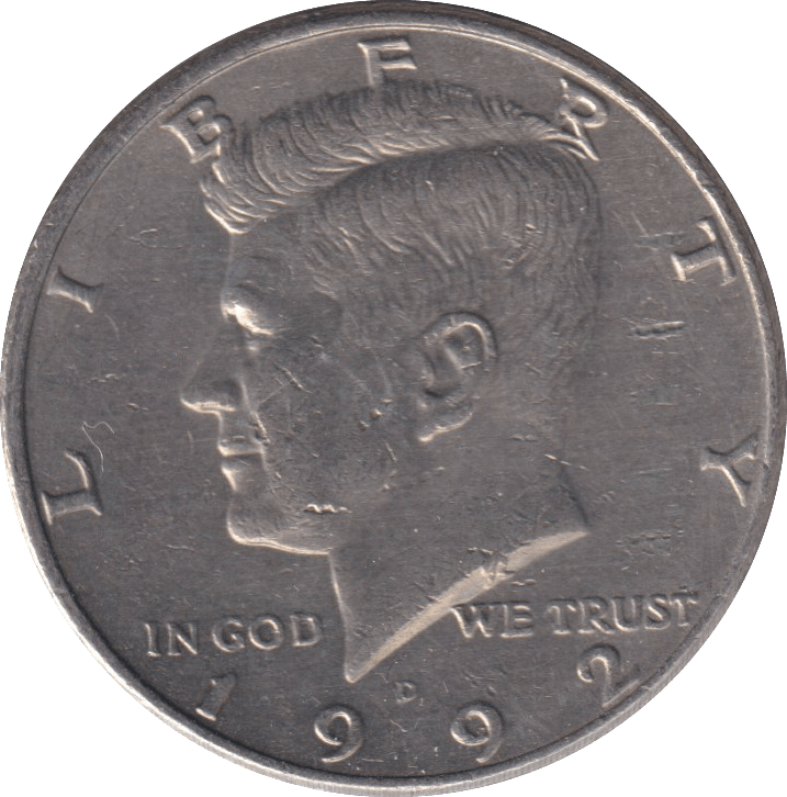 1992 HALF DOLLAR USA - WORLD COINS - Cambridgeshire Coins