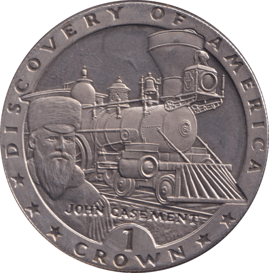 1992 JOHN CASEMENT CROWN ISLE OF MAN - WORLD COINS - Cambridgeshire Coins