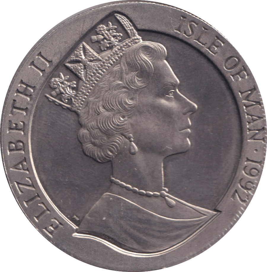 1992 JOHN CASEMENT CROWN ISLE OF MAN - WORLD COINS - Cambridgeshire Coins