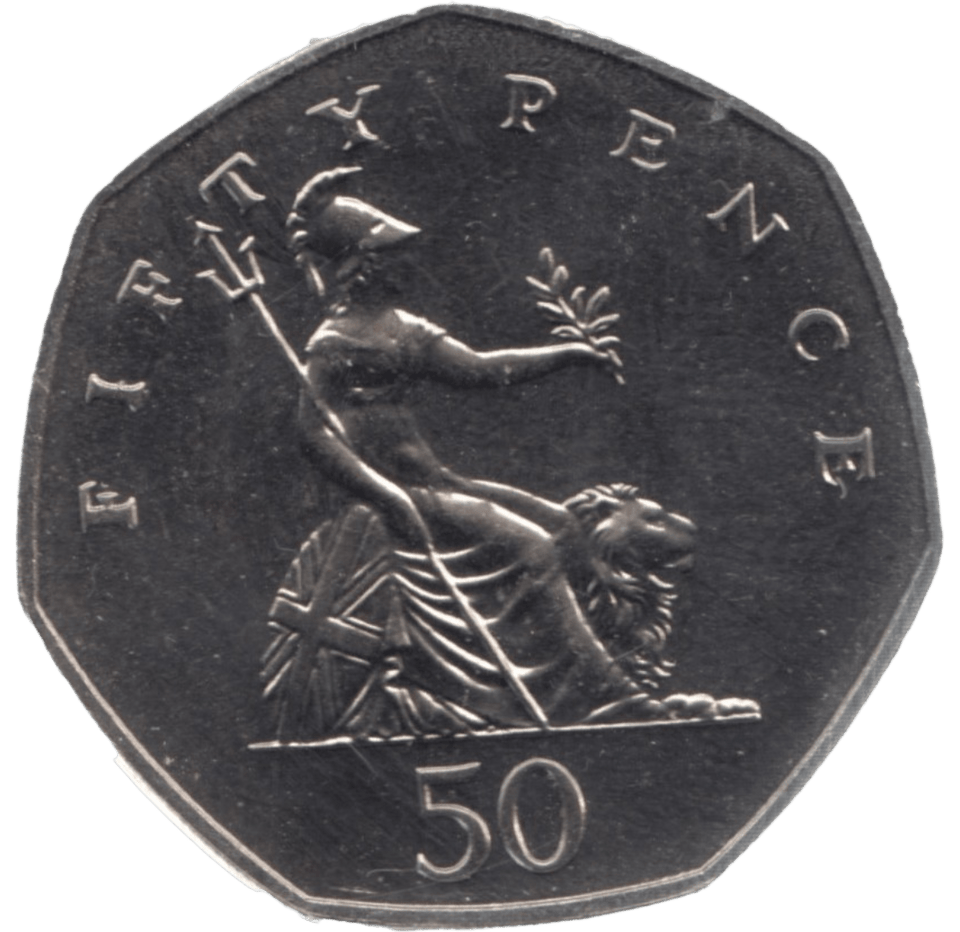 1992 LARGE 50 PENCE BRITANNIA ( BU ) - 50p BU - Cambridgeshire Coins