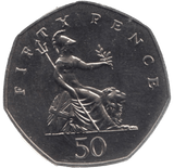1992 LARGE 50 PENCE BRITANNIA ( BU ) - 50p BU - Cambridgeshire Coins