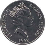 1992 ONE DOLLAR COIN SOLOMON ISLANDS 50TH ANNIV CORAL SEA - WORLD COINS - Cambridgeshire Coins