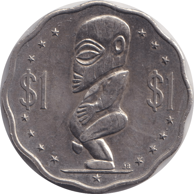 1992 ONE DOLLAR COOK ISLANDS - WORLD COINS - Cambridgeshire Coins