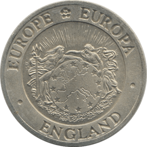 1992 ONE ECU ENGLAND - WORLD COINS - Cambridgeshire Coins