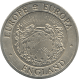 1992 ONE ECU ENGLAND - WORLD COINS - Cambridgeshire Coins