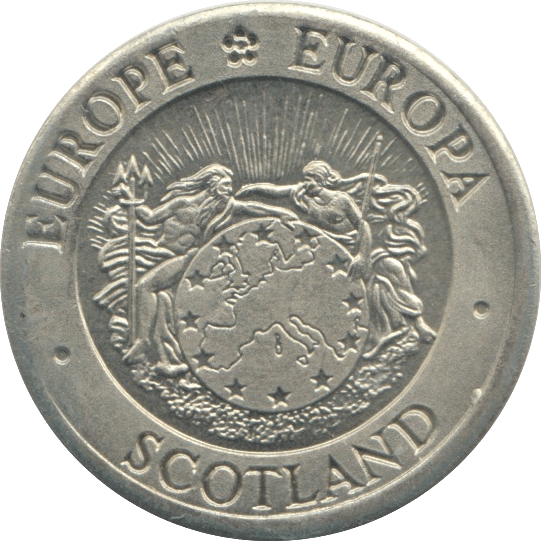 1992 ONE ECU SCOTLAND - WORLD COINS - Cambridgeshire Coins