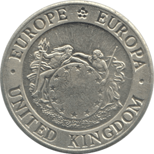 1992 ONE ECU UNITED KINGDOM - WORLD COINS - Cambridgeshire Coins