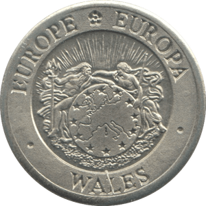 1992 ONE ECU WALES - WORLD COINS - Cambridgeshire Coins