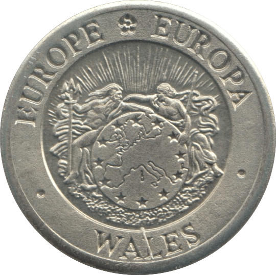 1992 ONE ECU WALES - WORLD COINS - Cambridgeshire Coins