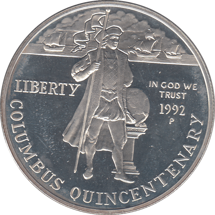 1992 SILVER 1 DOLLAR USA ( PROOF ) - SILVER WORLD COINS - Cambridgeshire Coins