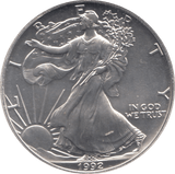 1992 SILVER LIBERTY DOLLAR USA - SILVER WORLD COINS - Cambridgeshire Coins