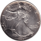 1992 SILVER LIBERTY DOLLAR USA - SILVER WORLD COINS - Cambridgeshire Coins