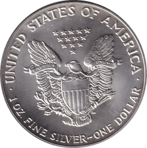 1992 SILVER LIBERTY DOLLAR USA - SILVER WORLD COINS - Cambridgeshire Coins