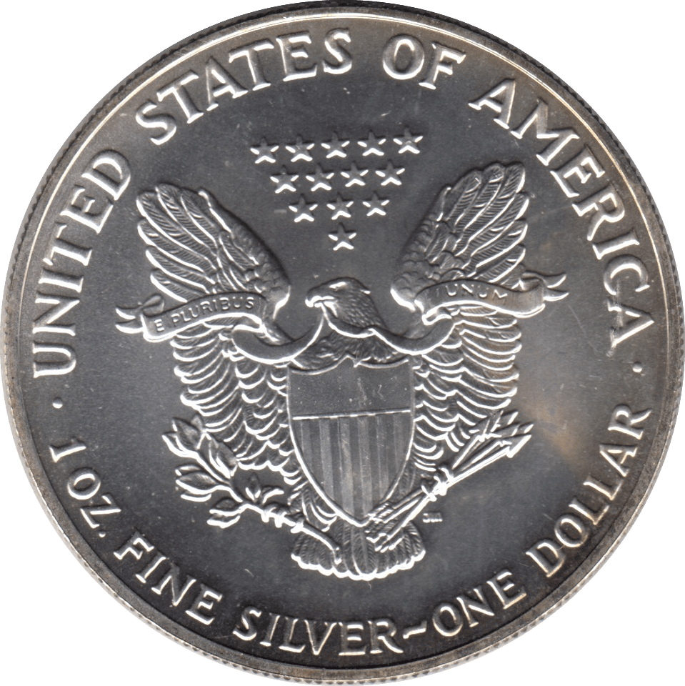 1992 SILVER LIBERTY DOLLAR USA - SILVER WORLD COINS - Cambridgeshire Coins