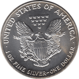 1992 SILVER LIBERTY DOLLAR USA - SILVER WORLD COINS - Cambridgeshire Coins