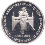 1992 SILVER PROOF 10 DOLLAR SOLOMON ISLANDS - SILVER WORLD COINS - Cambridgeshire Coins