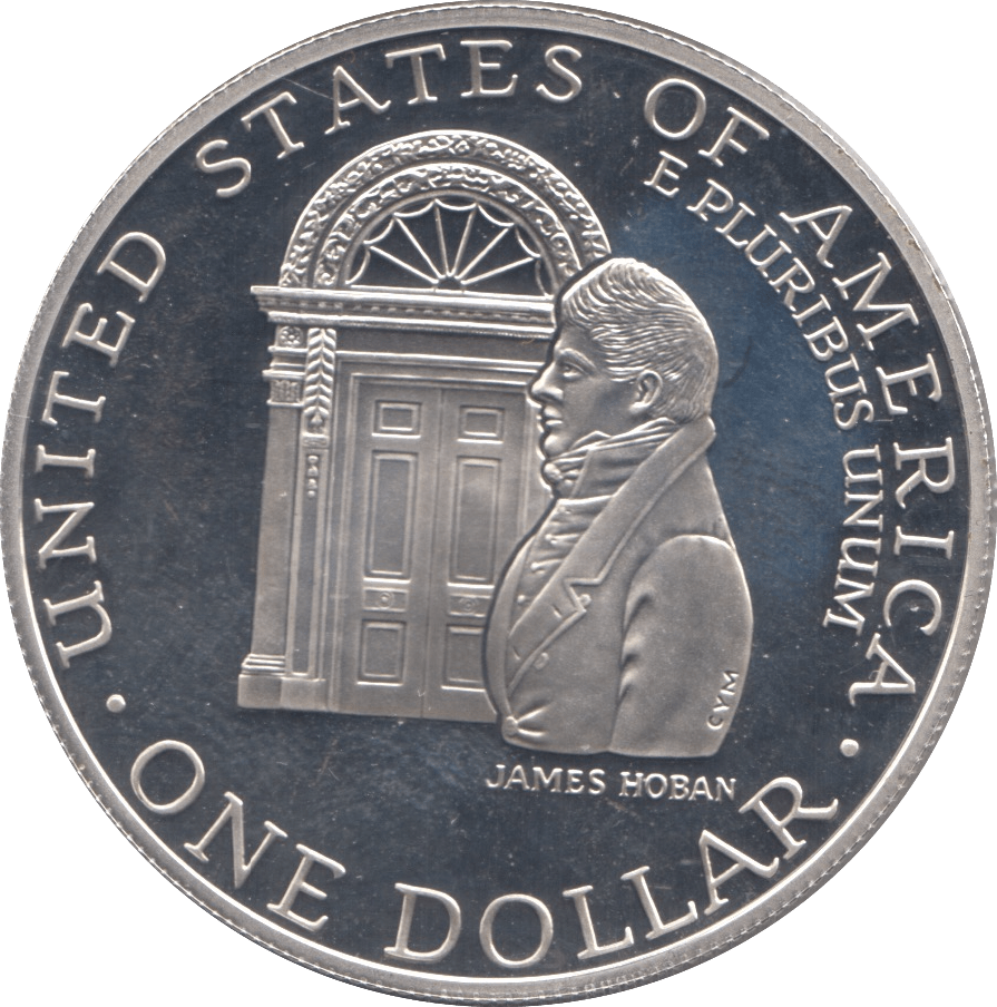 1992 SILVER PROOF COMMEMORATIVE ONE DOLLAR USA - SILVER WORLD COINS - Cambridgeshire Coins