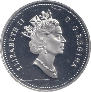 1992 SILVER PROOF DOLLAR CANADA - SILVER WORLD COINS - Cambridgeshire Coins
