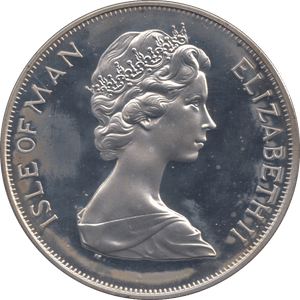 1992 SILVER PROOF SILVER JUBILEE CROWN ISLE OF MAN - SILVER WORLD COINS - Cambridgeshire Coins
