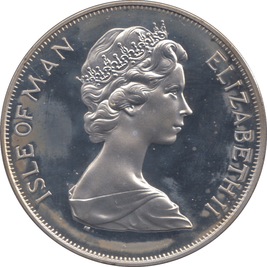 1992 SILVER PROOF SILVER JUBILEE CROWN ISLE OF MAN - SILVER WORLD COINS - Cambridgeshire Coins