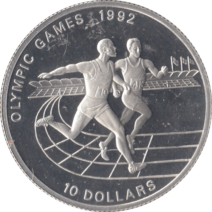1992 SILVER PROOF TEN DOLLARS 925 SILVER NIUE ISLANDS - SILVER WORLD COINS - Cambridgeshire Coins