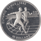 1992 SILVER PROOF TEN DOLLARS 925 SILVER NIUE ISLANDS - SILVER WORLD COINS - Cambridgeshire Coins