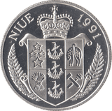1992 SILVER PROOF TEN DOLLARS 925 SILVER NIUE ISLANDS - SILVER WORLD COINS - Cambridgeshire Coins