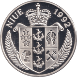 1992 SILVER PROOF TEN DOLLARS NIUE - SILVER WORLD COINS - Cambridgeshire Coins