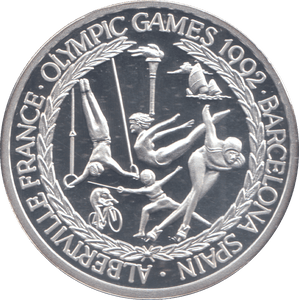 1992 SILVER PROOF TWENTY CROWNS - SILVER WORLD COINS - Cambridgeshire Coins