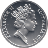 1992 SILVER PROOF TWENTY FIVE DOLLARS AUSTRALIA - SILVER WORLD COINS - Cambridgeshire Coins