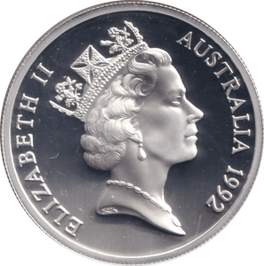 1992 SILVER PROOF TWENTY FIVE DOLLARS AUSTRALIA - SILVER WORLD COINS - Cambridgeshire Coins