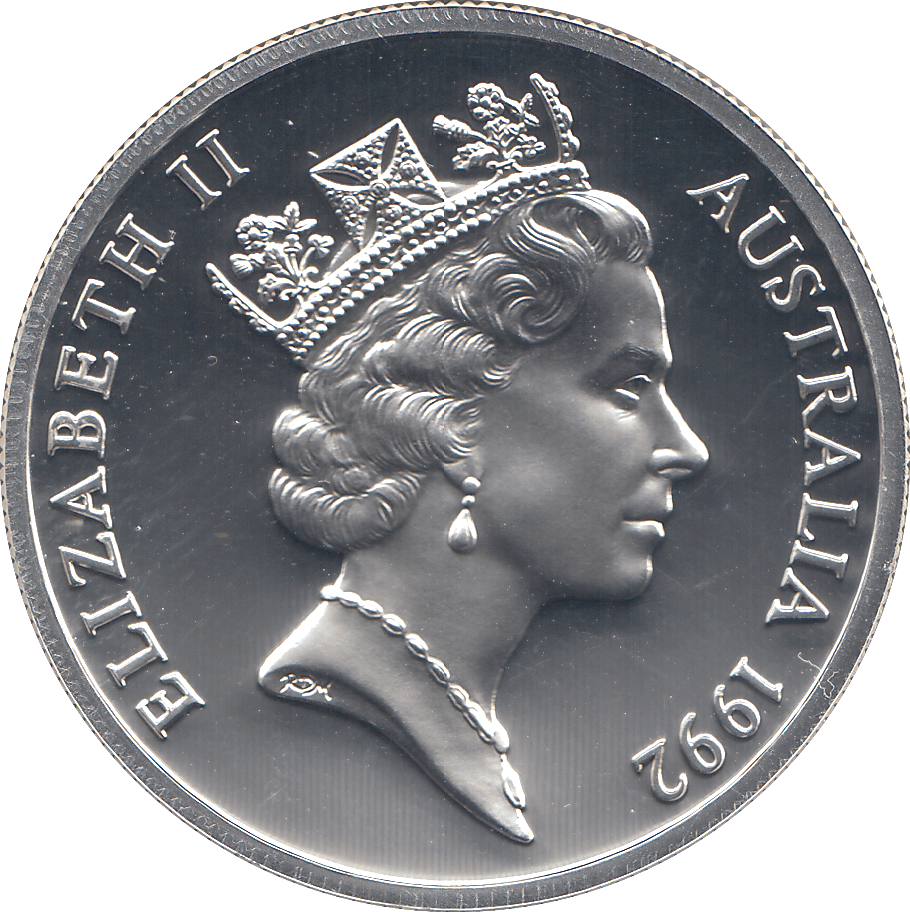 1992 SILVER PROOF TWENTY FIVE DOLLARS AUSTRALIA - SILVER WORLD COINS - Cambridgeshire Coins