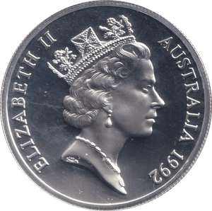 1992 SILVER PROOF TWENTY FIVE DOLLARS AUSTRALIA - SILVER WORLD COINS - Cambridgeshire Coins