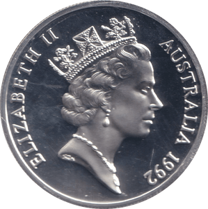 1992 SILVER PROOF TWENTY FIVE DOLLARS AUSTRALIA - SILVER WORLD COINS - Cambridgeshire Coins