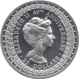 1992 SILVER PROOF TWENTY FIVE DOLLARS AUSTRALIA - SILVER WORLD COINS - Cambridgeshire Coins