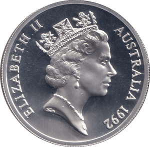 1992 SILVER PROOF TWENTY FIVE DOLLARS AUSTRALIA - SILVER WORLD COINS - Cambridgeshire Coins