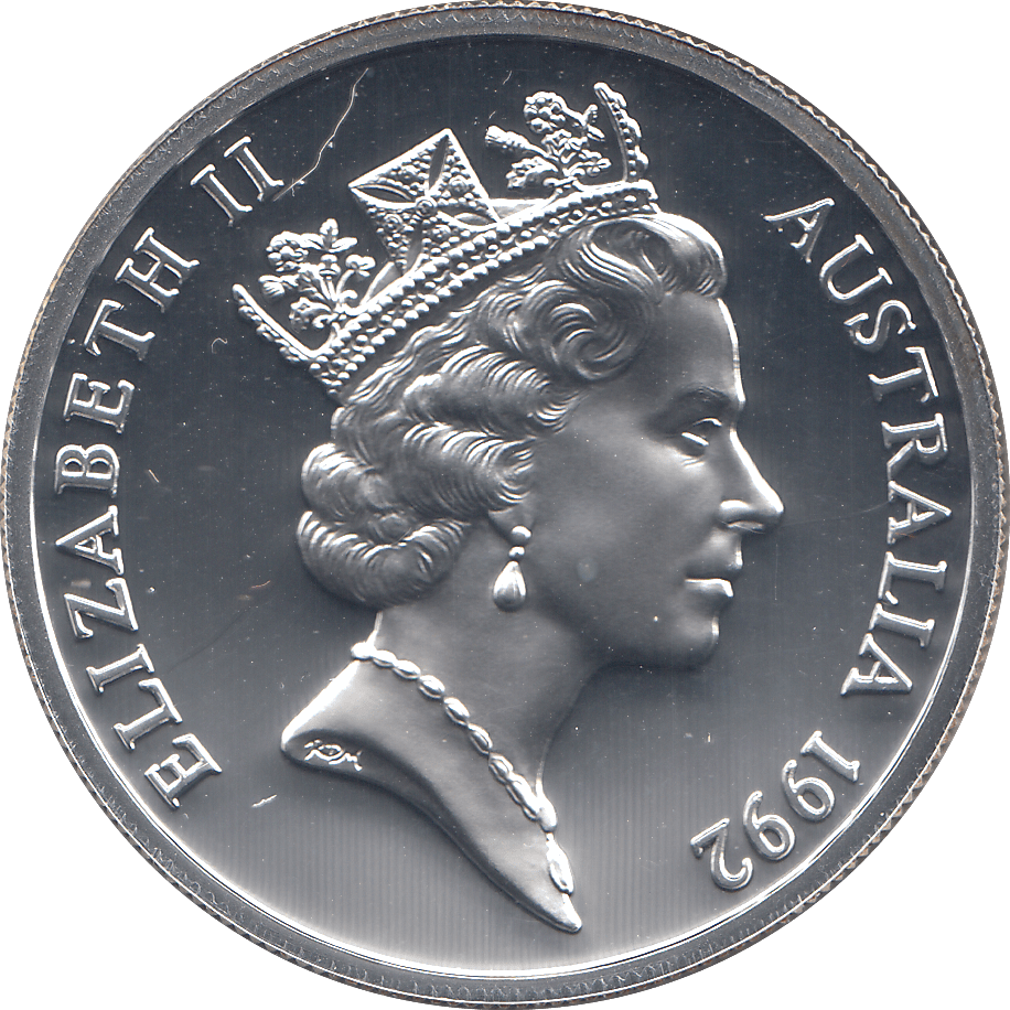 1992 SILVER PROOF TWENTY FIVE DOLLARS AUSTRALIA - SILVER WORLD COINS - Cambridgeshire Coins