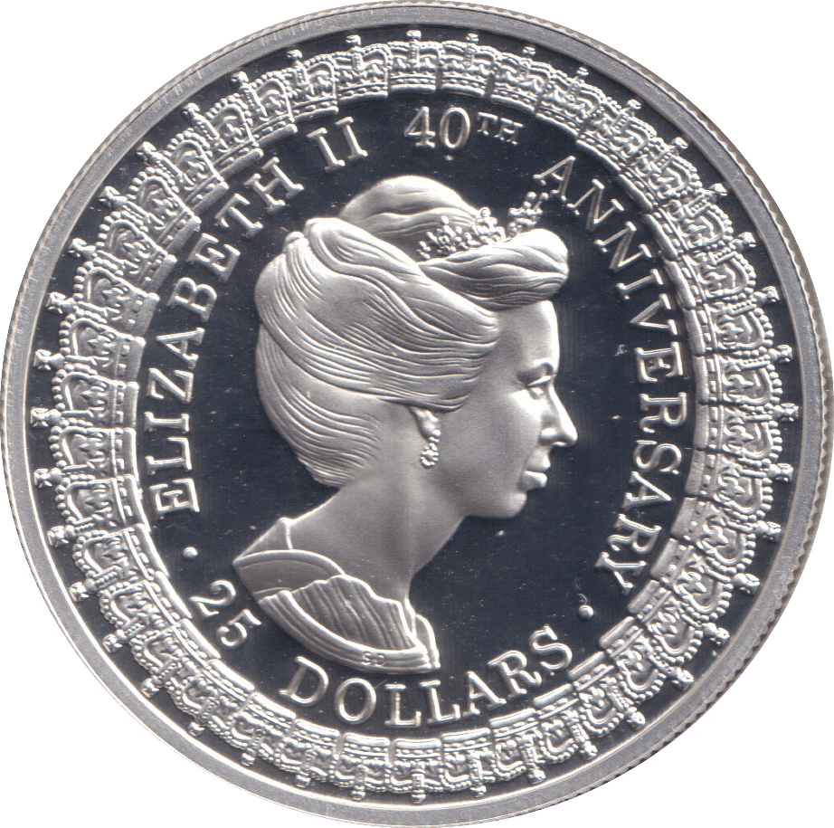 1992 SILVER PROOF TWENTY FIVE DOLLARS AUSTRALIA - SILVER WORLD COINS - Cambridgeshire Coins