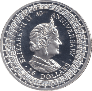 1992 SILVER PROOF TWENTY FIVE DOLLARS AUSTRALIA - SILVER WORLD COINS - Cambridgeshire Coins