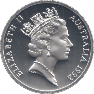 1992 SILVER PROOF TWENTY FIVE DOLLARS AUSTRALIA - SILVER WORLD COINS - Cambridgeshire Coins